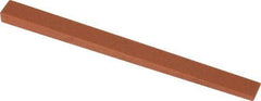 Norton - 4" Long x 5/16" Wide x 5/16" Thick, Aluminum Oxide Sharpening Stone - Taper, Fine Grade - Caliber Tooling