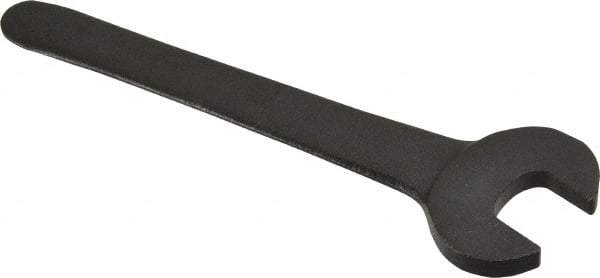 Martin Tools - 7/16" Standard Extra Thin Open End Wrench - 4" OAL, Single End, Black Finish, 15° Head Angle - Caliber Tooling