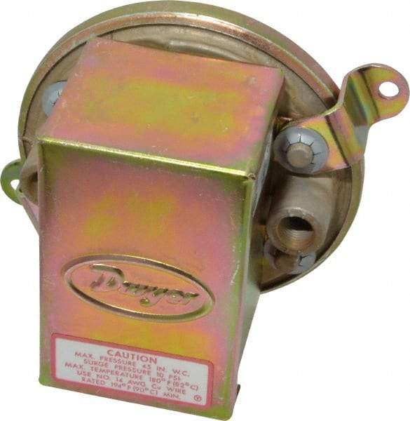 Dwyer - Low Differential Pressure Switch - 1/8 Inch Thread, 10 Maximum PSI, Low Differential Pressure Switches - Caliber Tooling