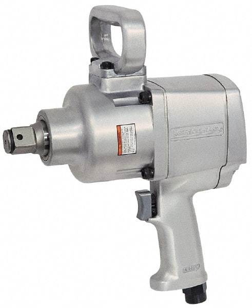 Ingersoll-Rand - 1" Drive, 5,000 RPM, 1,475 Ft/Lb Torque Impact Wrench - Pistol Grip Handle, 830 IPM, 34 CFM, 1/2" NPTF Inlet - Caliber Tooling