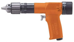 Cleco - 3/8" Keyed Chuck - Pistol Grip Handle, 1,250 RPM, 0.7 hp, 90 psi - Caliber Tooling