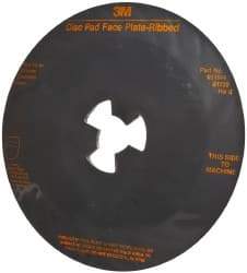 3M - 9" Max Diam, Abrasive Disc Face Plate - 6,500 RPM - Caliber Tooling