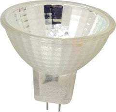 Value Collection - 410 Watt, 82 Volt, Halogen Miniature & Specialty MR16 Lamp - 2 Pin Base, 50 to 749 Equivalent Range, Neutral (3,000 to 3,699), 1-5/8" OAL - Caliber Tooling