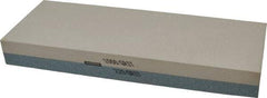 Norton - 8" Long x 3" Wide x 1" Thick, Sharpening Stone - Rectangle, 220/1000 Grit, Very Fine, Ultra Fine Grade - Caliber Tooling