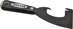 Hyde Tools - Stiff Carbon Steel 1-Edge Scraper - 3" Blade Width x 4-1/2" Blade Length, Nylon Handle - Caliber Tooling