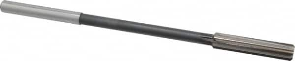 Interstate - 0.387" High Speed Steel 6 Flute Chucking Reamer - Straight Flute, 0.3105" Straight Shank - Caliber Tooling