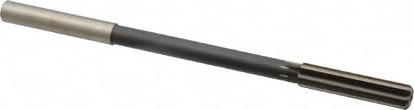 Interstate - 0.409" High Speed Steel 8 Flute Chucking Reamer - Straight Flute, 0.373" Straight Shank - Caliber Tooling