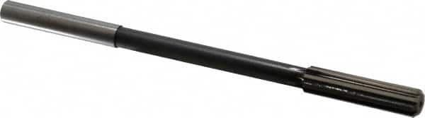 Interstate - 0.43" High Speed Steel 8 Flute Chucking Reamer - Straight Flute, 0.373" Straight Shank - Caliber Tooling