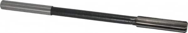 Interstate - 0.433" High Speed Steel 8 Flute Chucking Reamer - Straight Flute, 0.373" Straight Shank - Caliber Tooling