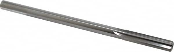 Interstate - 0.472" High Speed Steel 8 Flute Chucking Reamer - Straight Flute, 0.4355" Straight Shank - Caliber Tooling