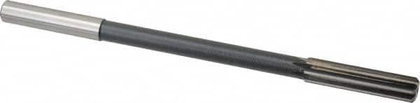 Interstate - 0.474" High Speed Steel 8 Flute Chucking Reamer - Straight Flute, 0.4355" Straight Shank - Caliber Tooling