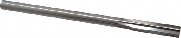 Interstate - 1/2" High Speed Steel 8 Flute Chucking Reamer - Straight Flute, 0.4355" Straight Shank - Caliber Tooling