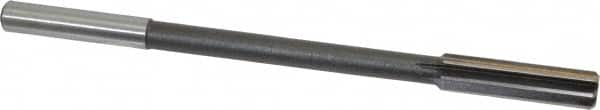 Interstate - 0.532" High Speed Steel 8 Flute Chucking Reamer - Straight Flute, 0.4355" Straight Shank - Caliber Tooling