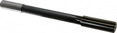 Interstate - 0.874" High Speed Steel 10 Flute Chucking Reamer - Straight Flute, 3/4" Straight Shank - Caliber Tooling