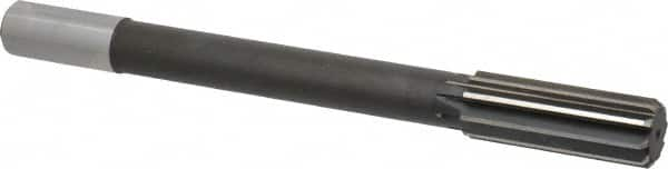 Interstate - 1" High Speed Steel 10 Flute Chucking Reamer - Straight Flute, 7/8" Straight Shank - Caliber Tooling