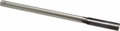 Made in USA - 0.4355" Carbide-Tipped 4 Flute Chucking Reamer - Straight Flute, 3/8" Straight Shank, 1-3/4" Flute Length, 7" OAL - Caliber Tooling