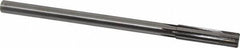 Made in USA - 1/2" Carbide-Tipped 6 Flute Chucking Reamer - Straight Flute, 7/16" Straight Shank, 2" Flute Length, 8" OAL - Caliber Tooling