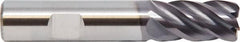 M.A. Ford - 1", 5 Flute, Solid Carbide, 0.03" Corner Radius End Mill - 4" OAL, 1-1/2" LOC - Caliber Tooling