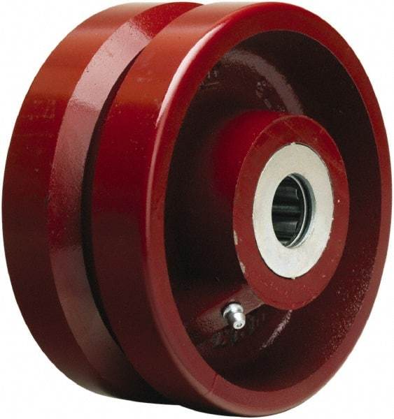 Hamilton - 6 Inch Diameter x 2-3/4 Inch Wide, Cast Iron Caster Wheel - 2,500 Lb. Capacity, 3-1/4 Inch Hub Length, 3/4 Inch Axle Diameter, Tapered Roller Bearing - Caliber Tooling