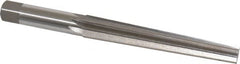 Interstate - 1/2" Small End, 0.682" Large End, 5/8" Shank, 4-3/8" Flute, Brown and Sharpe Taper Reamer #6 - Caliber Tooling