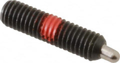 Gibraltar - M5 x 0.8, 19mm Thread Length, 3mm Plunger Projection, Steel Threaded Spring Plunger - 2.36mm Max Plunger Diam, 19mm Plunger Length, 1.3 Lb Init End Force, 2.7 Lb Final End Force, 2.5mm Hex - Caliber Tooling