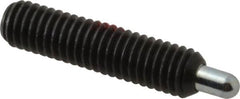 Gibraltar - M6 x 1.0, 25mm Thread Length, 5mm Plunger Projection, Steel Threaded Spring Plunger - 3.02mm Max Plunger Diam, 25mm Plunger Length, 1 Lb Init End Force, 3.97 Lb Final End Force, 3mm Hex - Caliber Tooling