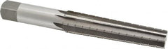 Interstate - 0.7748" Small End, 0.9881" Large End, 7/8" Straight Shank, 4-1/4" Flute, 3MT Morse Taper Reamer - Caliber Tooling