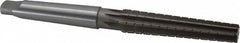 Interstate - 0.5696" Small End, 0.7441" Large End, 5/8" Tapered Shank, 3-1/2" Flute, 2MT Morse Taper Reamer - Caliber Tooling