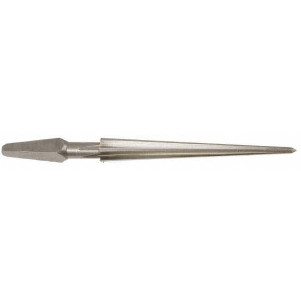 Alvord Polk - 1" Diam, 3/8" Small End Diam, Brace Shank, 4-1/2" Flute, Repairman's Reamer - Caliber Tooling