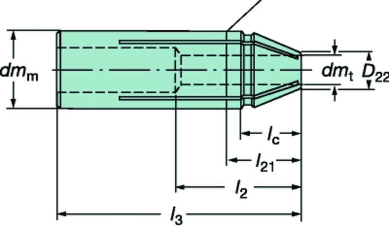 393CGP201072 CORO GRIP PENCIL COLLET - Caliber Tooling