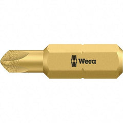 Wera - 1/4" Drive, #4 Torq-Set Screwdriver Bit - 1" OAL - Caliber Tooling