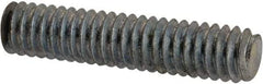 Value Collection - #8-32 3/4" OAL Fully Threaded Stud - Carbon Steel, Zinc-Plated Finish - Caliber Tooling