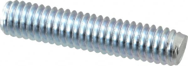 Value Collection - 5/16-18 1-1/2" OAL Fully Threaded Stud - Carbon Steel, Zinc-Plated Finish - Caliber Tooling