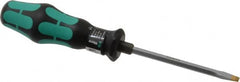 Wera - Slip Stop Slotted Screwdriver - Hexagon Shank, Ergonomic Handle - Caliber Tooling