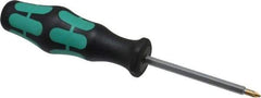 Wera - 2-3/8" Blade Length Posidrive Screwdriver - 5-5/8" OAL - Caliber Tooling