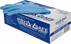 PRO-SAFE - Size S, 5 mil, Industrial Grade, Powder Free Nitrile Disposable Gloves - Exact Industrial Supply