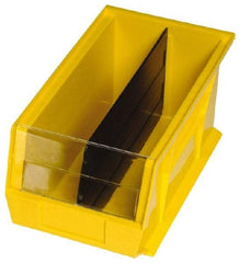 Quantum Storage - 9" Wide x 6.8" High, Black Bin Divider - Use with Quantum Storage Systems - QUS 239CON - Caliber Tooling