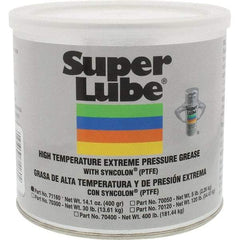 Synco Chemical - 400 g Canister Synthetic Extreme Pressure Grease - Translucent White, Extreme Pressure, Food Grade & High Temperature, 475°F Max Temp, NLGIG 2, - Caliber Tooling