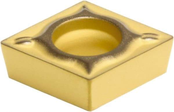 Hertel - CCMT431 H2U Grade HC315T Carbide Turning Insert - Al2O3 Finish, 80° Diamond, 1/2" Inscr Circle, 3/16" Thick, 1/64" Corner Radius - Caliber Tooling