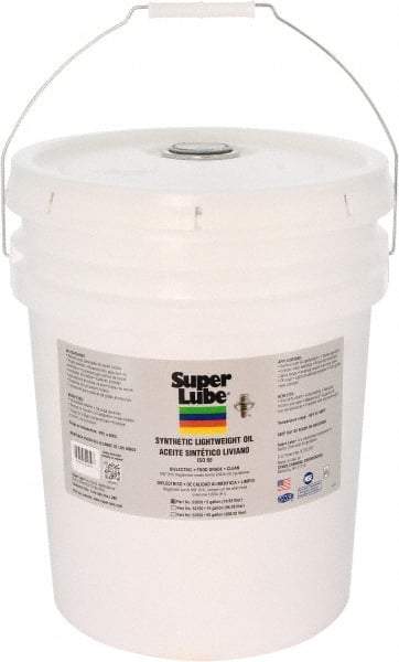 Synco Chemical - 5 Gal Pail Synthetic Multi-Purpose Oil - -40500°F, SAE 80W, ISO 68, 350 SUS at 40°C, Food Grade - Caliber Tooling