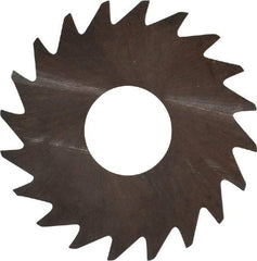 RobbJack - 3/4" Diam x 0.0156" Blade Thickness x 1/4" Arbor Hole Diam, 20 Tooth Slitting and Slotting Saw - Arbor Connection, Right Hand, Uncoated, Solid Carbide, Concave Ground - Caliber Tooling