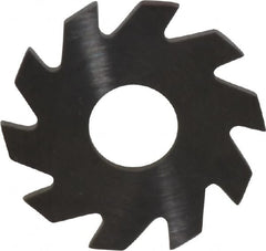 RobbJack - 3/4" Diam x 0.051" Blade Thickness x 1/4" Arbor Hole Diam, 10 Tooth Slitting and Slotting Saw - Arbor Connection, Right Hand, Uncoated, Solid Carbide, Concave Ground - Caliber Tooling