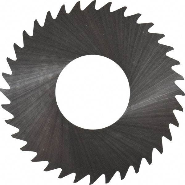 RobbJack - 1-1/4" Diam x 0.004" Blade Thickness x 1/2" Arbor Hole Diam, 36 Tooth Slitting and Slotting Saw - Arbor Connection, Right Hand, Uncoated, Solid Carbide, Concave Ground - Caliber Tooling