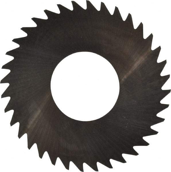 RobbJack - 1-1/4" Diam x 0.008" Blade Thickness x 1/2" Arbor Hole Diam, 36 Tooth Slitting and Slotting Saw - Arbor Connection, Right Hand, Uncoated, Solid Carbide, Concave Ground - Caliber Tooling