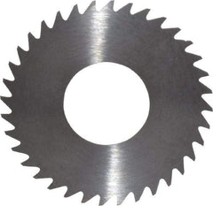 RobbJack - 1-1/4" Diam x 0.012" Blade Thickness x 1/2" Arbor Hole Diam, 36 Tooth Slitting and Slotting Saw - Arbor Connection, Right Hand, Uncoated, Solid Carbide, Concave Ground - Caliber Tooling