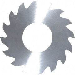 RobbJack - 1-1/4" Diam x 0.0312" Blade Thickness x 1/2" Arbor Hole Diam, 16 Tooth Slitting and Slotting Saw - Arbor Connection, Right Hand, Uncoated, Solid Carbide, Concave Ground - Caliber Tooling