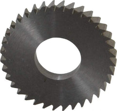 RobbJack - 1-1/4" Diam x 0.1562" Blade Thickness x 1/2" Arbor Hole Diam, 36 Tooth Slitting and Slotting Saw - Arbor Connection, Right Hand, Uncoated, Solid Carbide, Concave Ground - Caliber Tooling