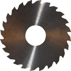 RobbJack - 1-3/4" Diam x 0.0312" Blade Thickness x 1/2" Arbor Hole Diam, 24 Tooth Slitting and Slotting Saw - Arbor Connection, Right Hand, Uncoated, Solid Carbide, Concave Ground - Caliber Tooling