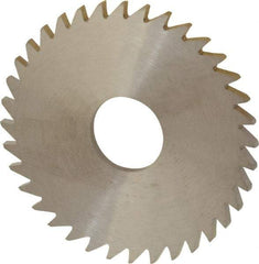 RobbJack - 1-3/4" Diam x 0.0781" Blade Thickness x 1/2" Arbor Hole Diam, 36 Tooth Slitting and Slotting Saw - Arbor Connection, Right Hand, Uncoated, Solid Carbide, Concave Ground - Caliber Tooling