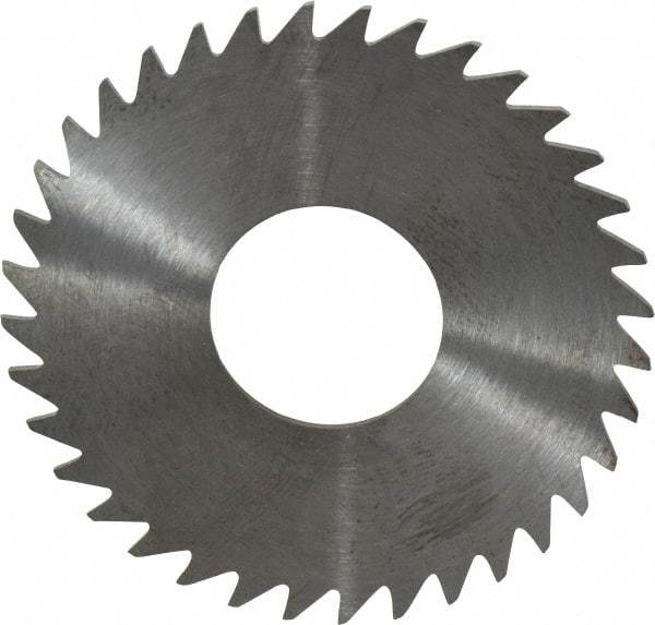 RobbJack - 1-3/4" Diam x 0.0312" Blade Thickness x 5/8" Arbor Hole Diam, 36 Tooth Slitting and Slotting Saw - Arbor Connection, Right Hand, Uncoated, Solid Carbide, Concave Ground - Caliber Tooling